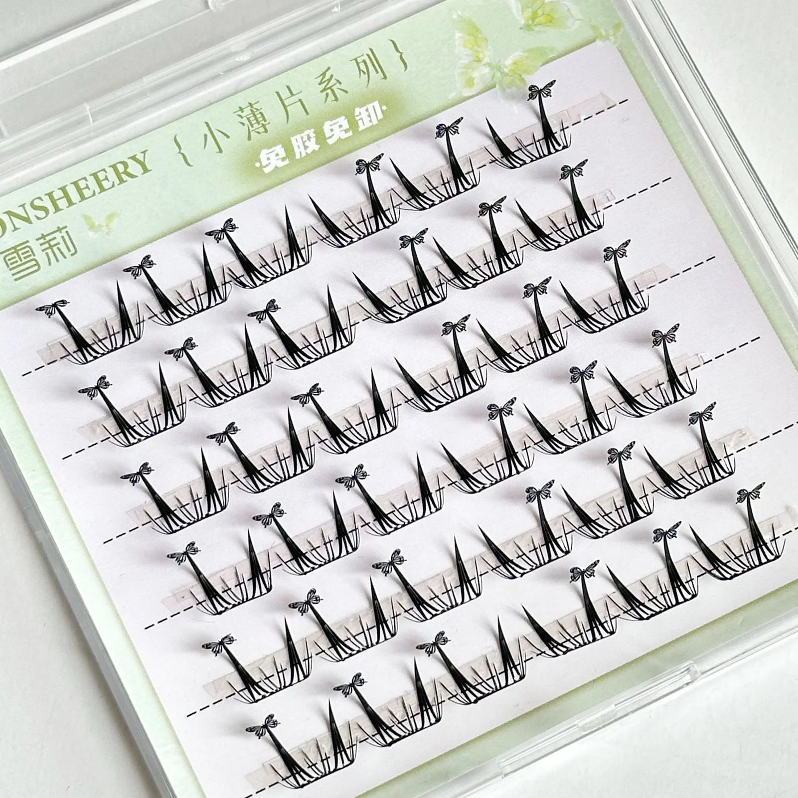 Glue - Free Lash Clusters — Eye - Lifting DIY Faux Lashes, 16 Styles - Mzunye