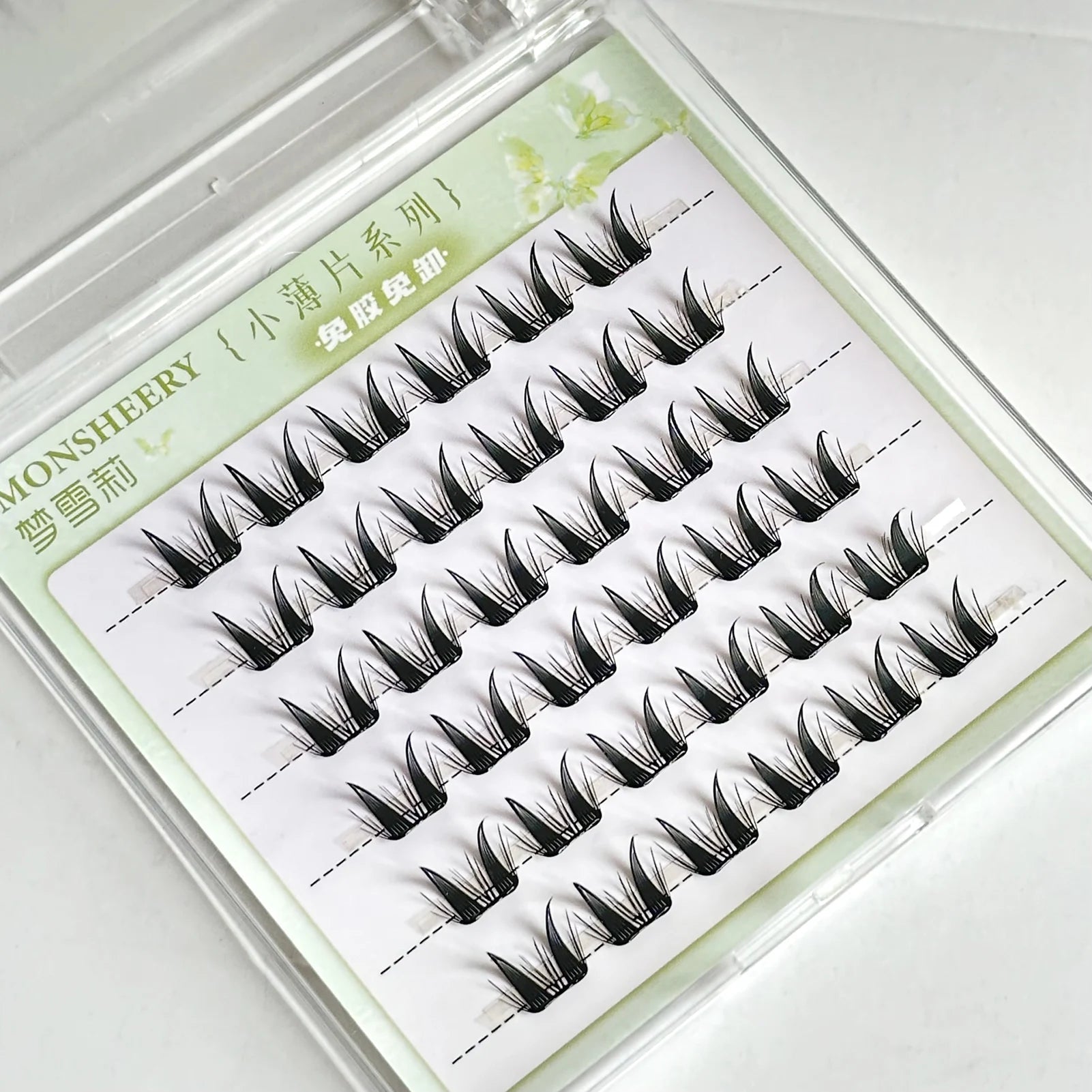 Glue - Free Lash Clusters — Eye - Lifting DIY Faux Lashes, 16 Styles - Mzunye