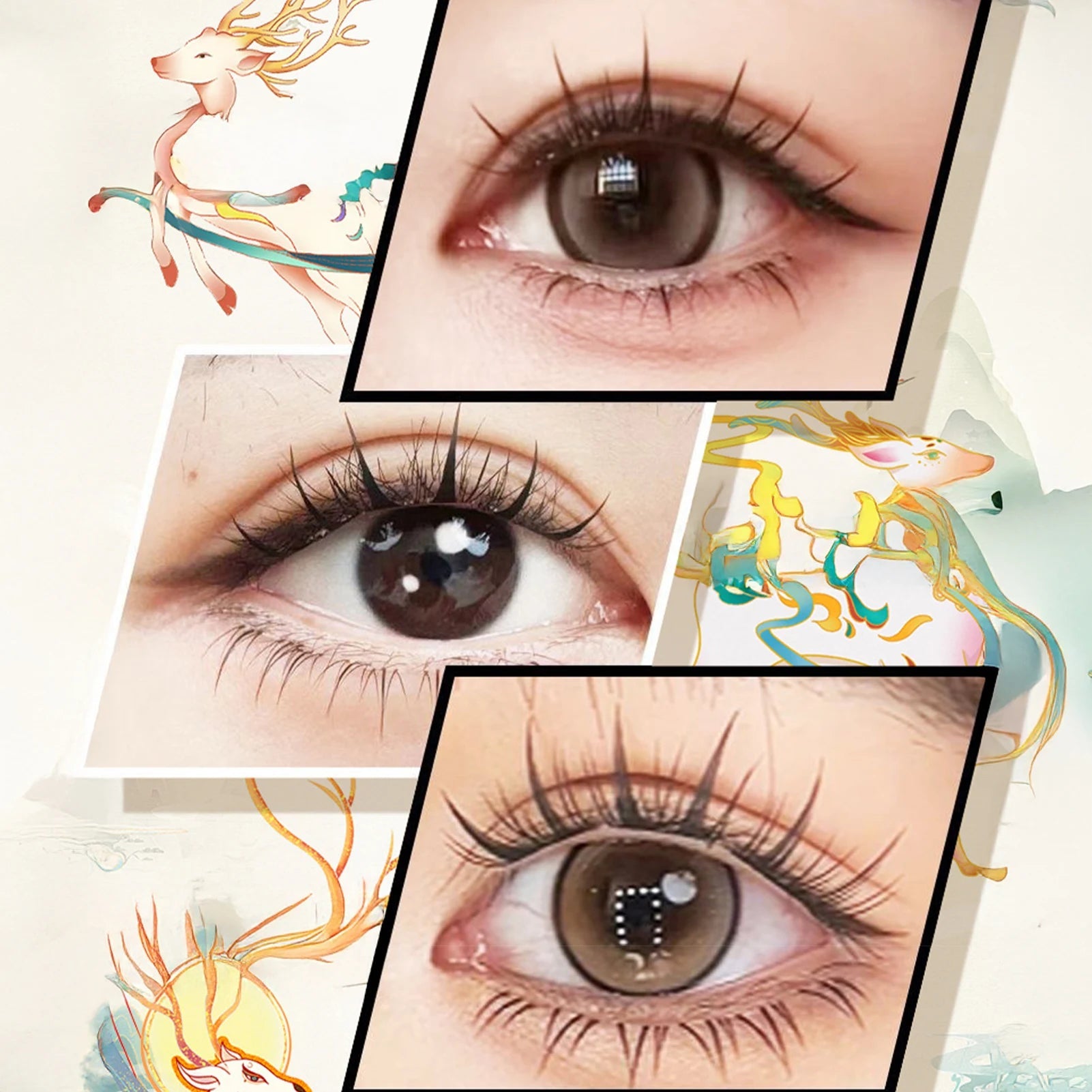 Glue - Free Lash Clusters — Eye - Lifting DIY Faux Lashes, 16 Styles - Mzunye