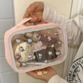 Hello Kitty Transparent Makeup Bag – Large Capacity Travel Cosmetic Organizer - Mzunye