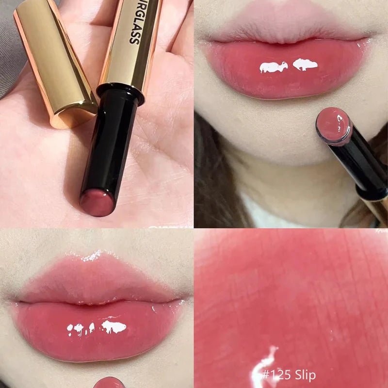 Hourglass 2 - in - 1 Hourglass Solid Lip Gloss & Invisible Concealer | Brightening, Dark Circle & Acne Coverage — 14 Shades - Mzunye