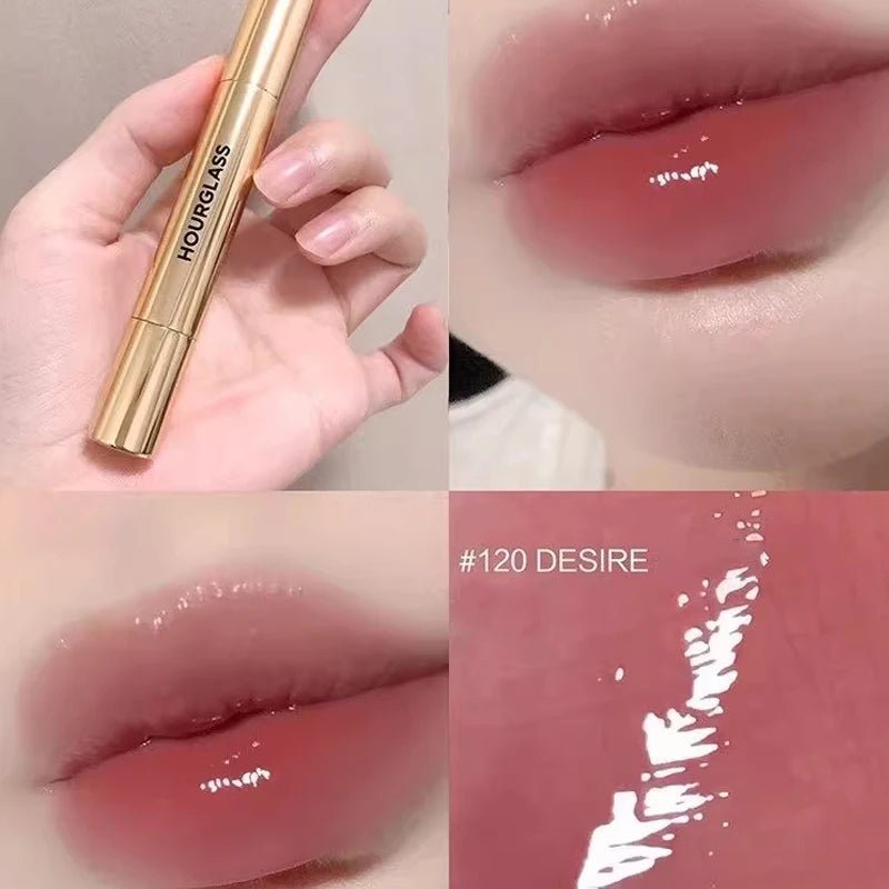 Hourglass 2 - in - 1 Hourglass Solid Lip Gloss & Invisible Concealer | Brightening, Dark Circle & Acne Coverage — 14 Shades - Mzunye