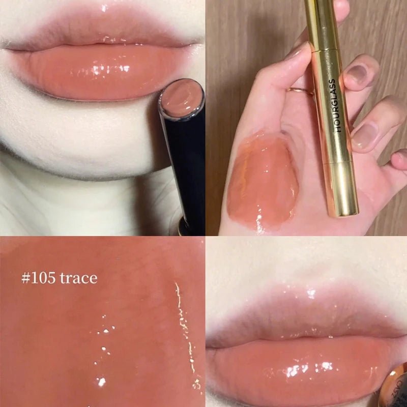 Hourglass 2 - in - 1 Hourglass Solid Lip Gloss & Invisible Concealer | Brightening, Dark Circle & Acne Coverage — 14 Shades - Mzunye