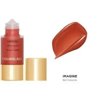Hourglass 2 - in - 1 Lip & Blush Tint | Moisturizing Liquid Powder — 13 Shades - Mzunye