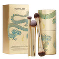 Hourglass 3 - Piece Makeup Brush Set | Foundation, Powder & Concealer Brushes + Cartridge - Mzunye
