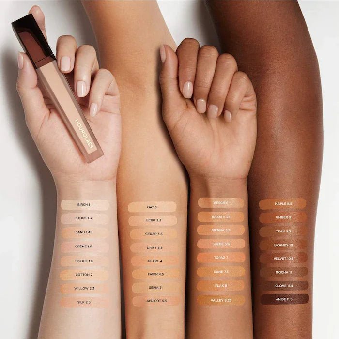 Hourglass Creme Liquid Foundation & Concealer | Full Coverage, Moisturizing — 21 Shades - Mzunye