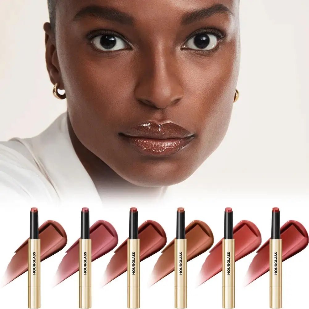 Hourglass Lip Gloss — Mirror Shine, 6 Shades | Long - Lasting & Moisturizing - Mzunye