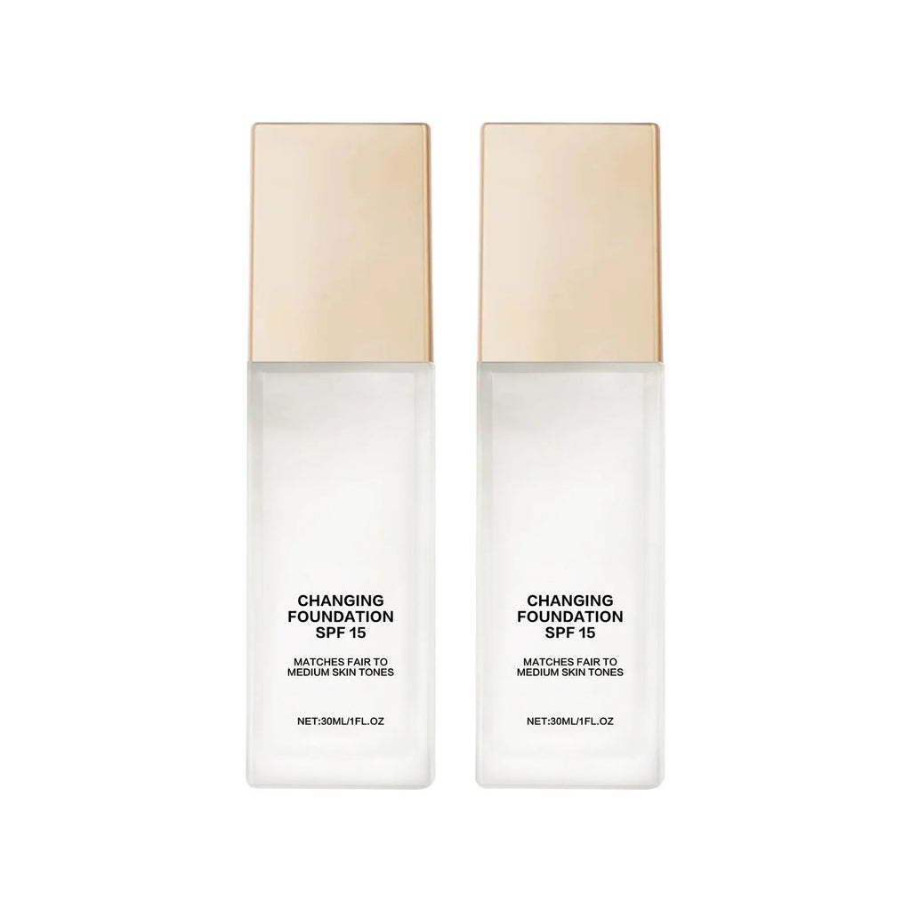 Hyaluronic Acid Foundation with SPF15 — Colour - Adapting, Hydrating, Natural Finish - Mzunye
