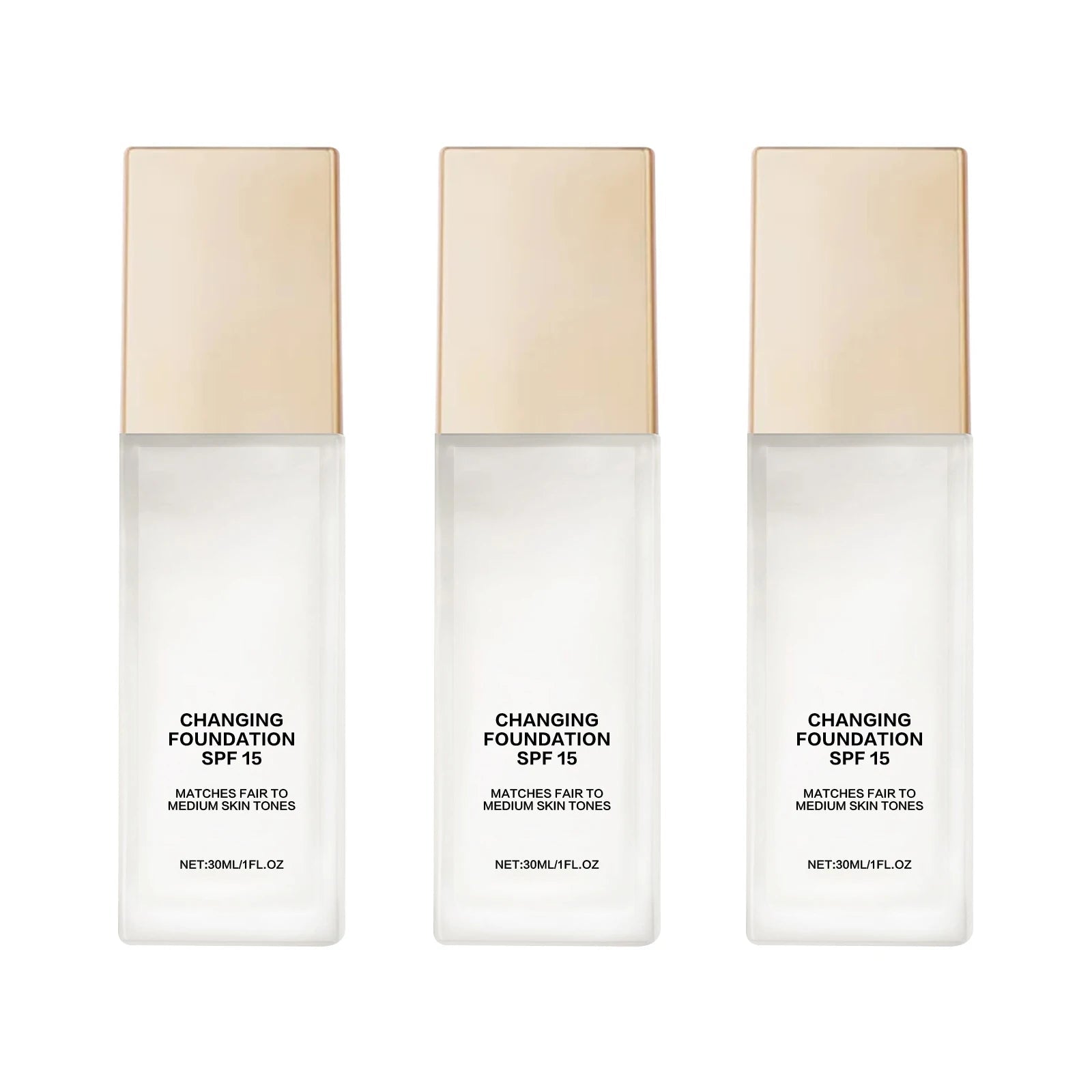 Hyaluronic Acid Foundation with SPF15 — Colour - Adapting, Hydrating, Natural Finish - Mzunye
