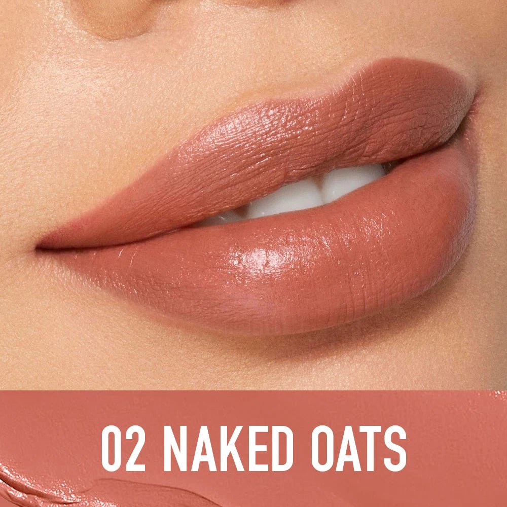 Hydrating Satin Lipstick — Long - Lasting Moisturizing Nourishing Plump Lips Glowing Finish in 8 Shades - Mzunye