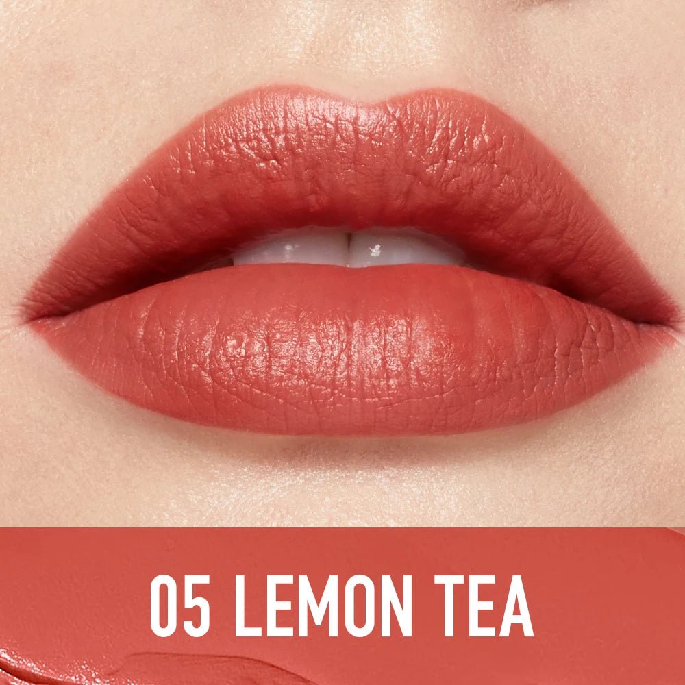 Hydrating Satin Lipstick — Long - Lasting Moisturizing Nourishing Plump Lips Glowing Finish in 8 Shades - Mzunye