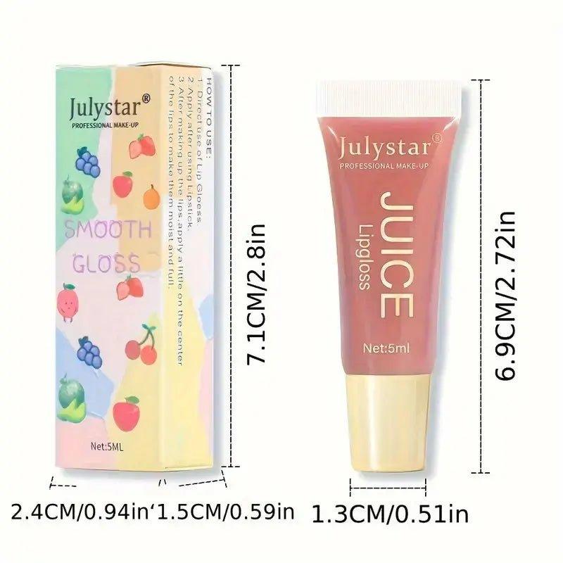 Juicy Glow Jelly Lip Oil — Hydrating Glass Lip Gloss - Mzunye