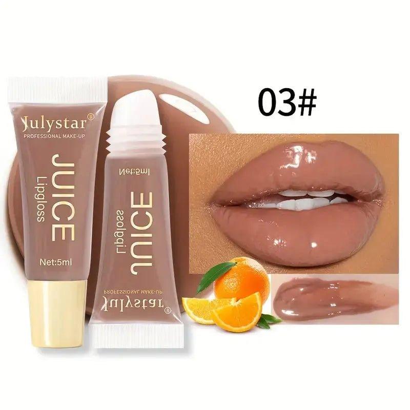 Juicy Glow Jelly Lip Oil — Hydrating Glass Lip Gloss - Mzunye