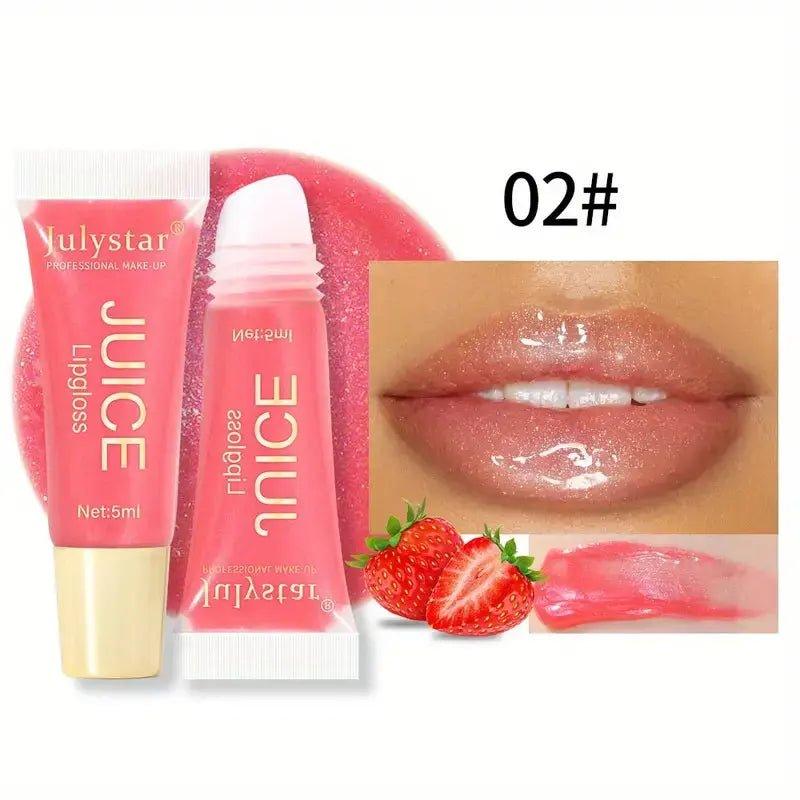 Juicy Glow Jelly Lip Oil — Hydrating Glass Lip Gloss - Mzunye