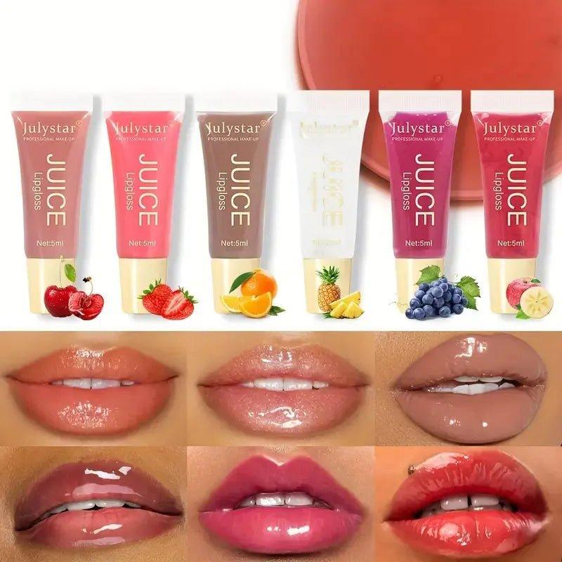 Juicy Glow Jelly Lip Oil — Hydrating Glass Lip Gloss - Mzunye