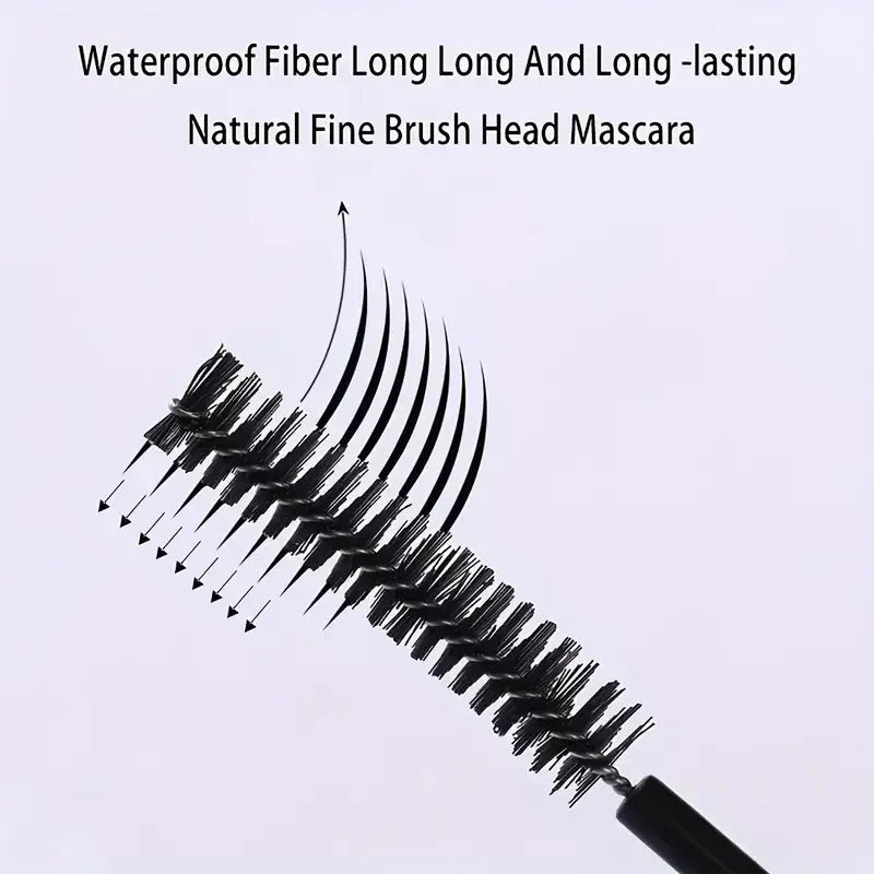 JUJU Dream Silk Fiber Mascara — Lengthening, Volumising, Waterproof & Eye Safe - Mzunye