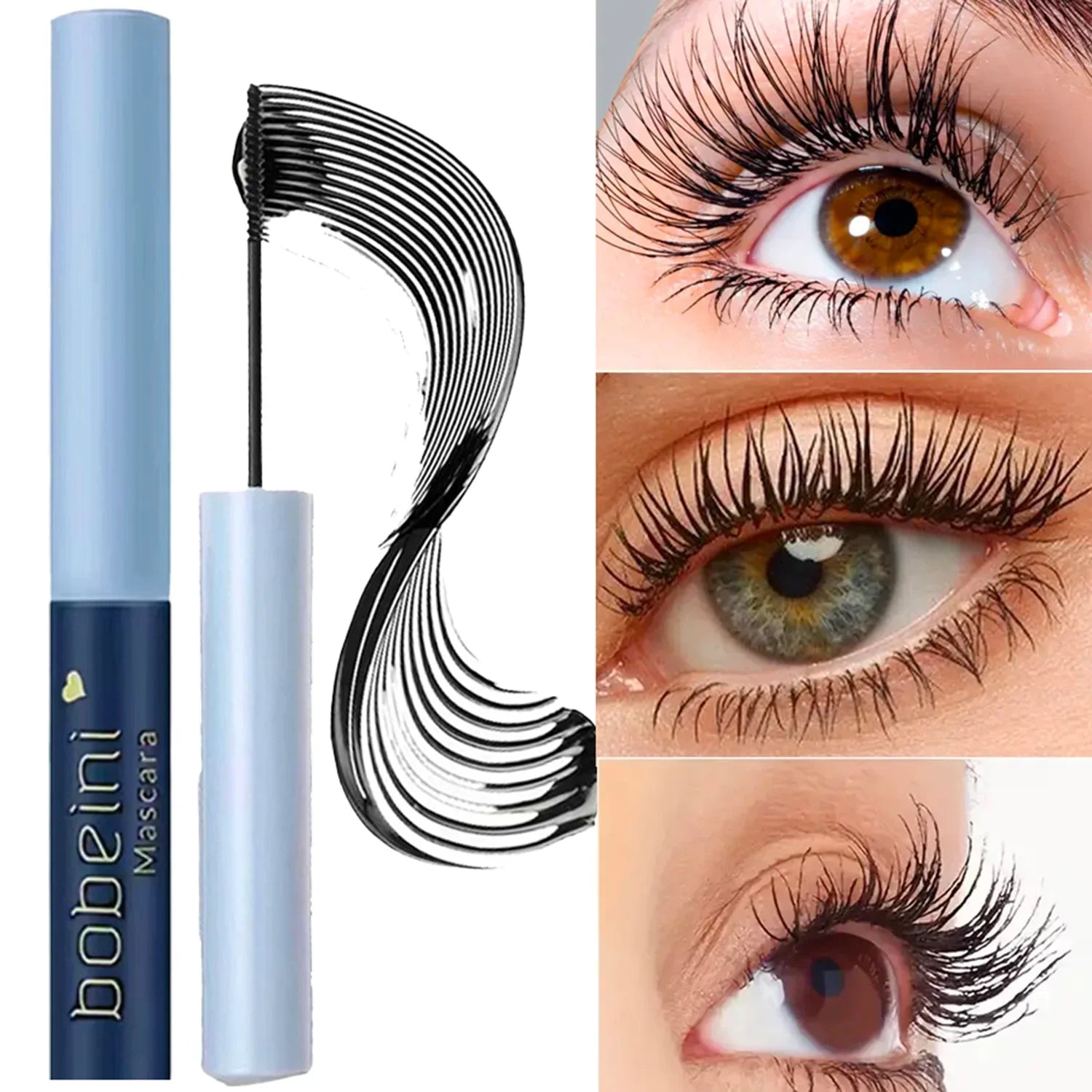 JUJU Dream Silk Fiber Mascara — Lengthening, Volumising, Waterproof & Eye Safe - Mzunye
