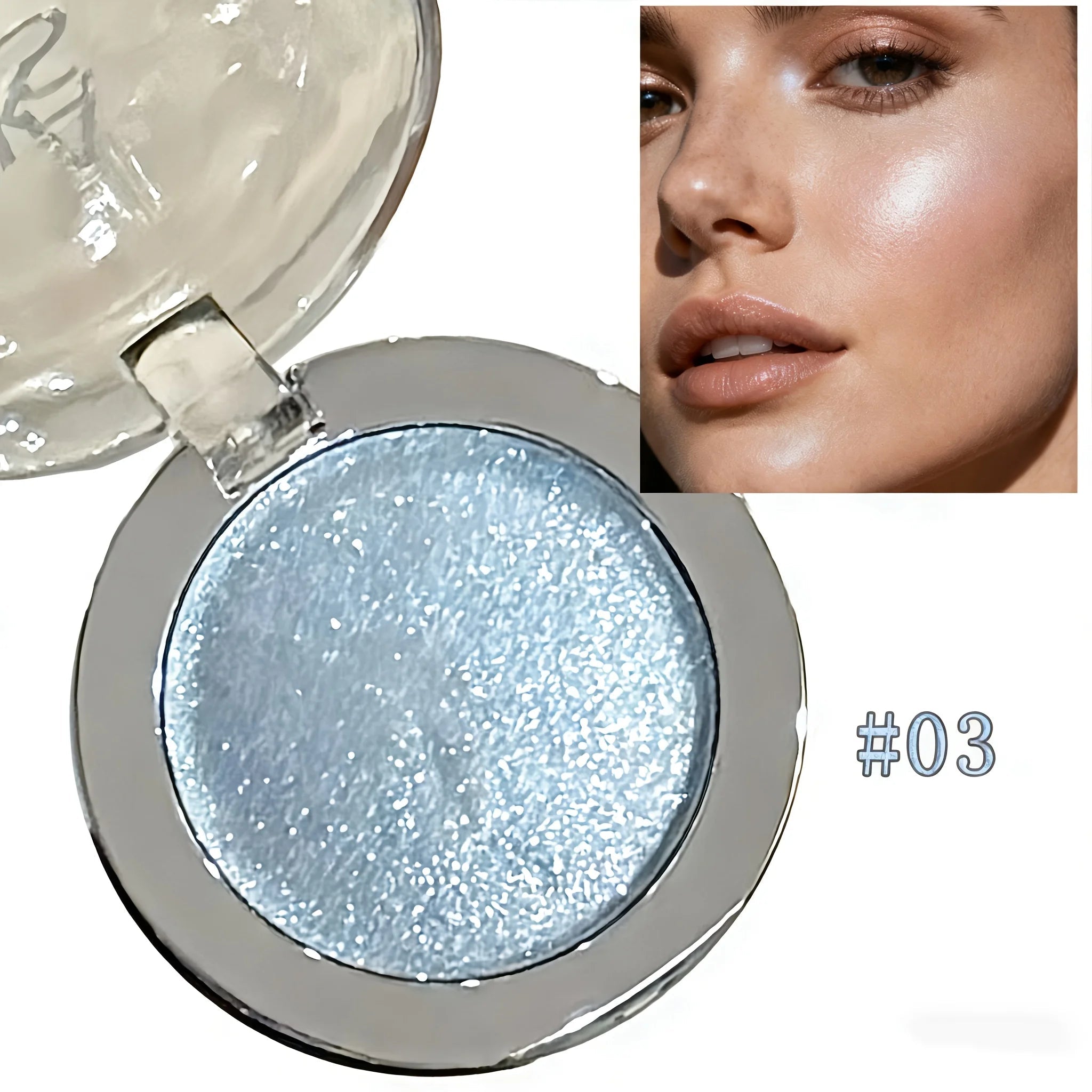 Kakashow Pearl Shine Highlighting Cream — Glitter Glow for Eyes & Face - Mzunye