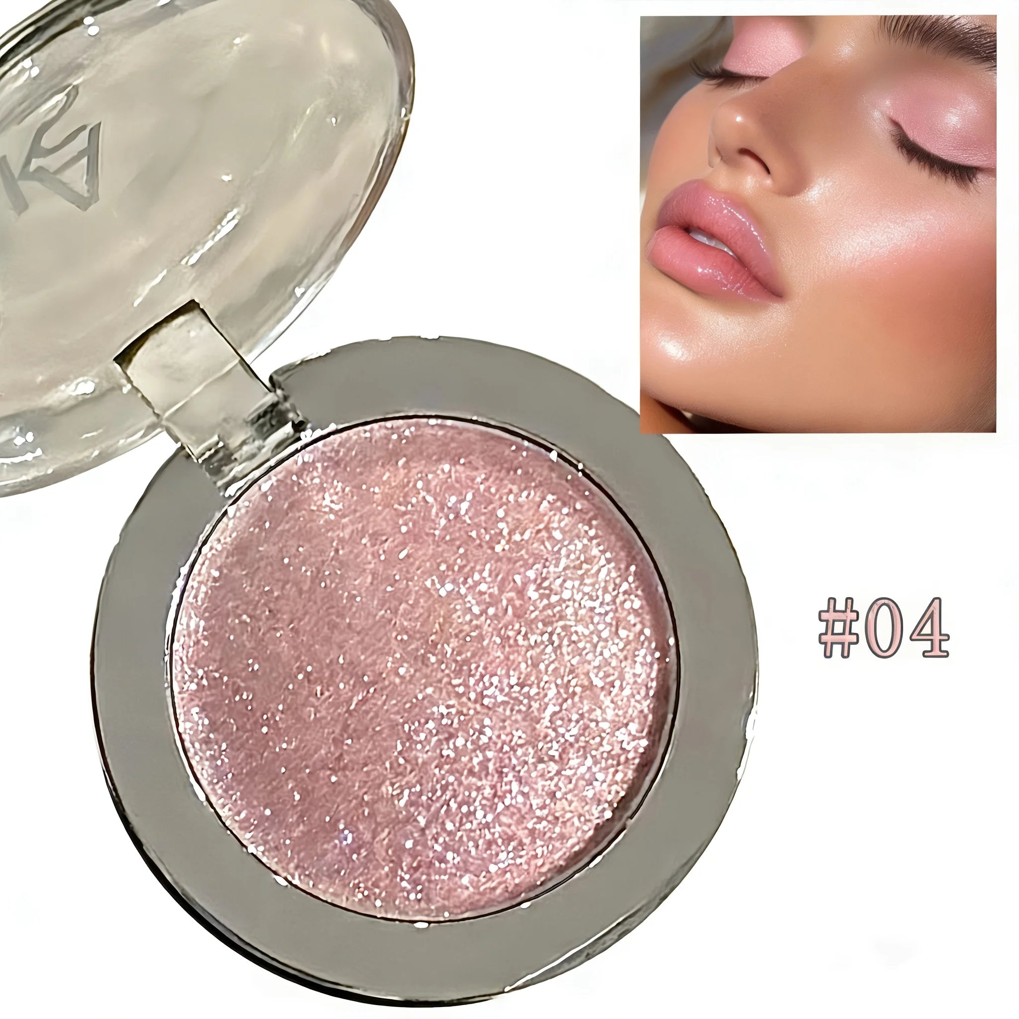 Kakashow Pearl Shine Highlighting Cream — Glitter Glow for Eyes & Face - Mzunye