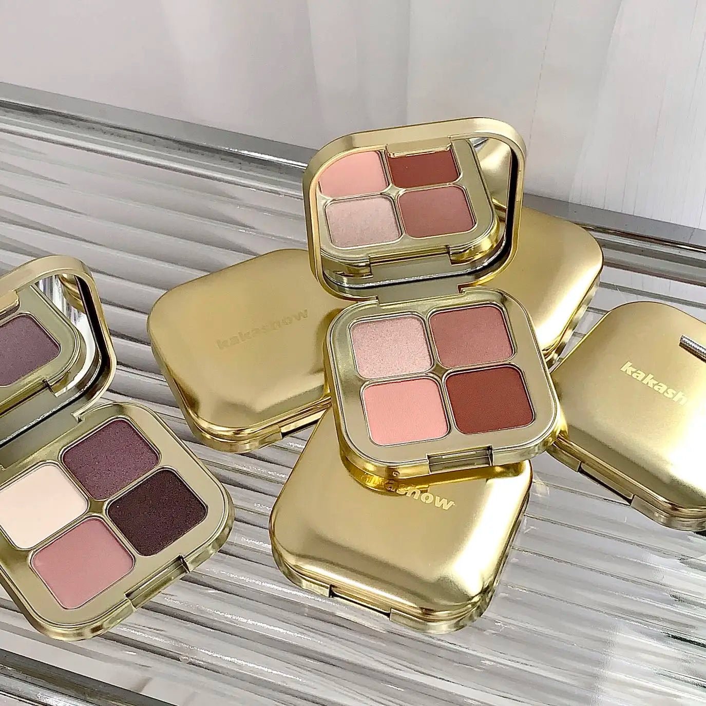 Kakashow Sunset Magic Eyeshadow Palette — Pearl & Matte Korean Eye Makeup - Mzunye