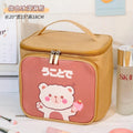 Kawaii Cartoon Makeup Bag — Large Capacity Travel Toiletry Organizer | 4 Colours - Mzunye