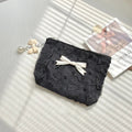 Lace Bow Coin Purse – Portable Cosmetic & Everyday Essentials Organizer - Mzunye