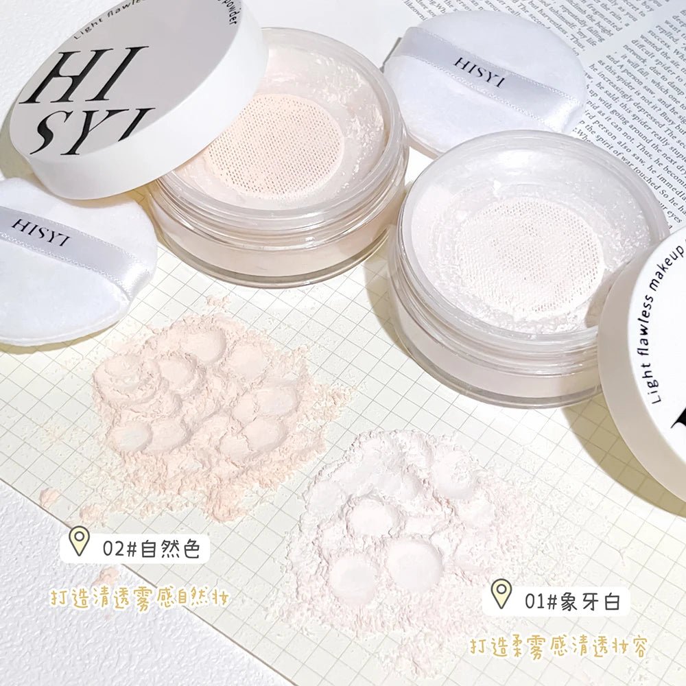 Light Air Loose Powder – Long - Lasting Matte Finish & Oil Control - Mzunye