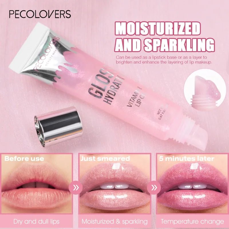 Lip Liner & Lip Gloss Lipstick Suit — Natural Moisturizing Lip Contour & Gloss Set - Mzunye