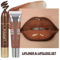 Lip Liner & Lip Gloss Lipstick Suit — Natural Moisturizing Lip Contour & Gloss Set - Mzunye
