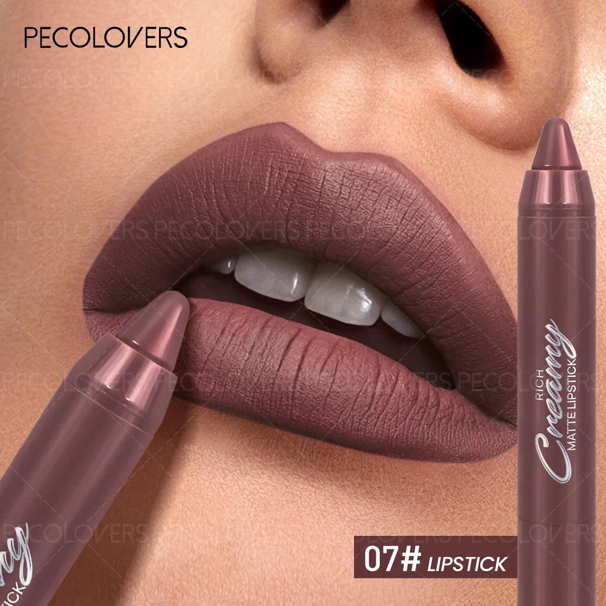 Lip Liner Lipstick — Plumping Contour Lip Pencil for Charming Fuller Lips in 12 Shades - Mzunye