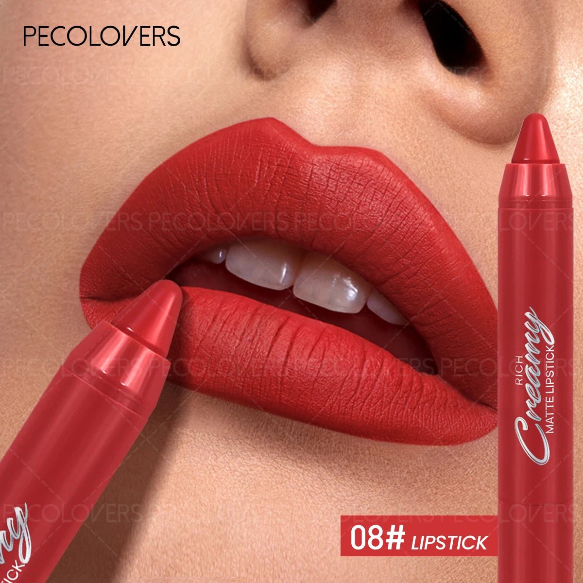 Lip Liner Lipstick — Plumping Contour Lip Pencil for Charming Fuller Lips in 12 Shades - Mzunye