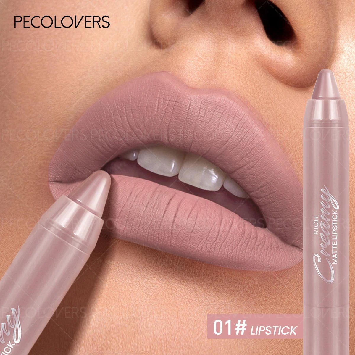 Lip Liner Lipstick — Plumping Contour Lip Pencil for Charming Fuller Lips in 12 Shades - Mzunye