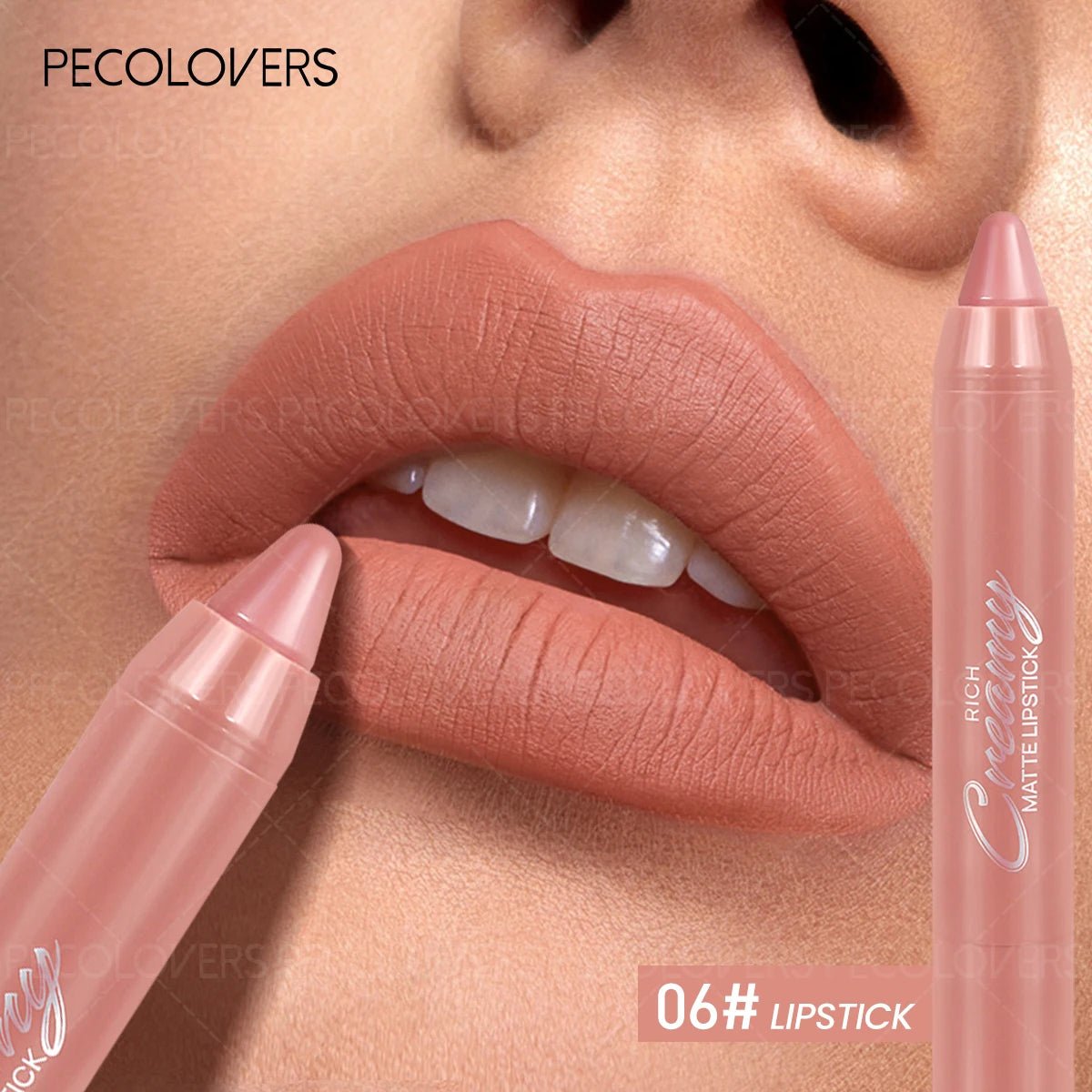 Lip Liner Lipstick — Plumping Contour Lip Pencil for Charming Fuller Lips in 12 Shades - Mzunye