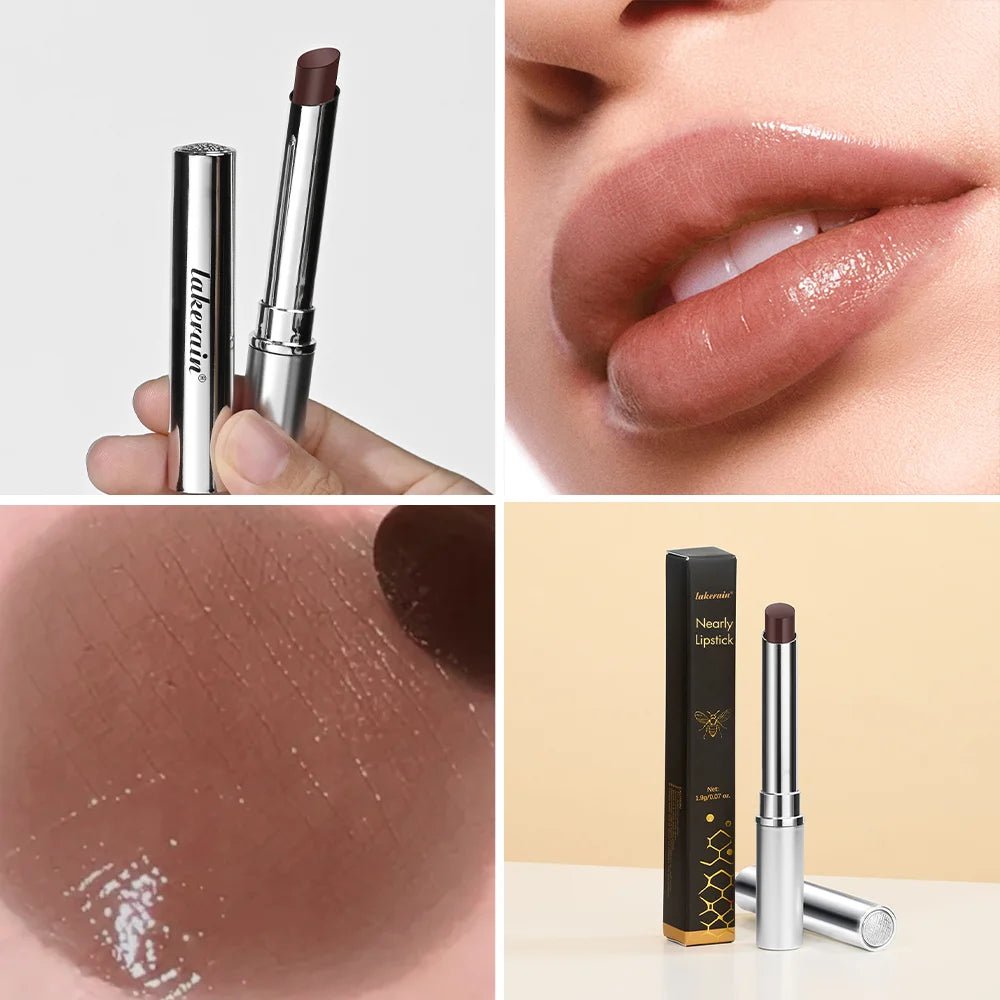 Lip Plumper Gloss & Lipstick — Long - Lasting Moisturizing Natural Plumping Lip Care - Mzunye