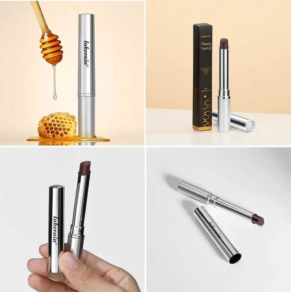 Lip Plumper Gloss & Lipstick — Long - Lasting Moisturizing Natural Plumping Lip Care - Mzunye