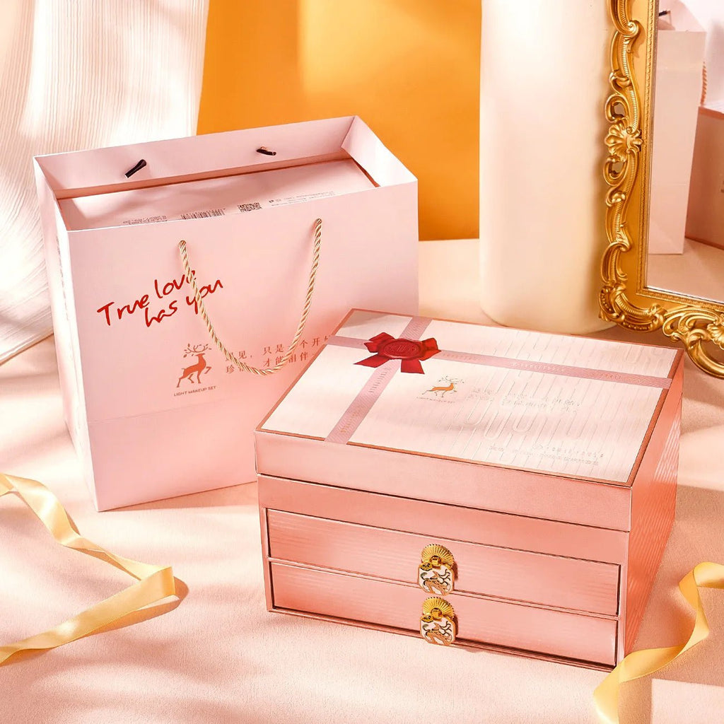 Luxury 20 - Piece Makeup Gift Box — Complete Beauty Set for Birthdays & Valentine's Day - Mzunye