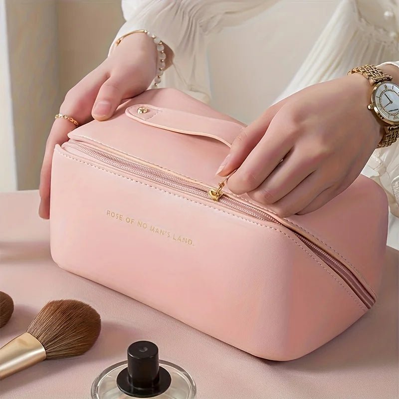 Luxury Travel Makeup Organizer Bag — Zip Cosmetic Case in 4 Colours - Mzunye