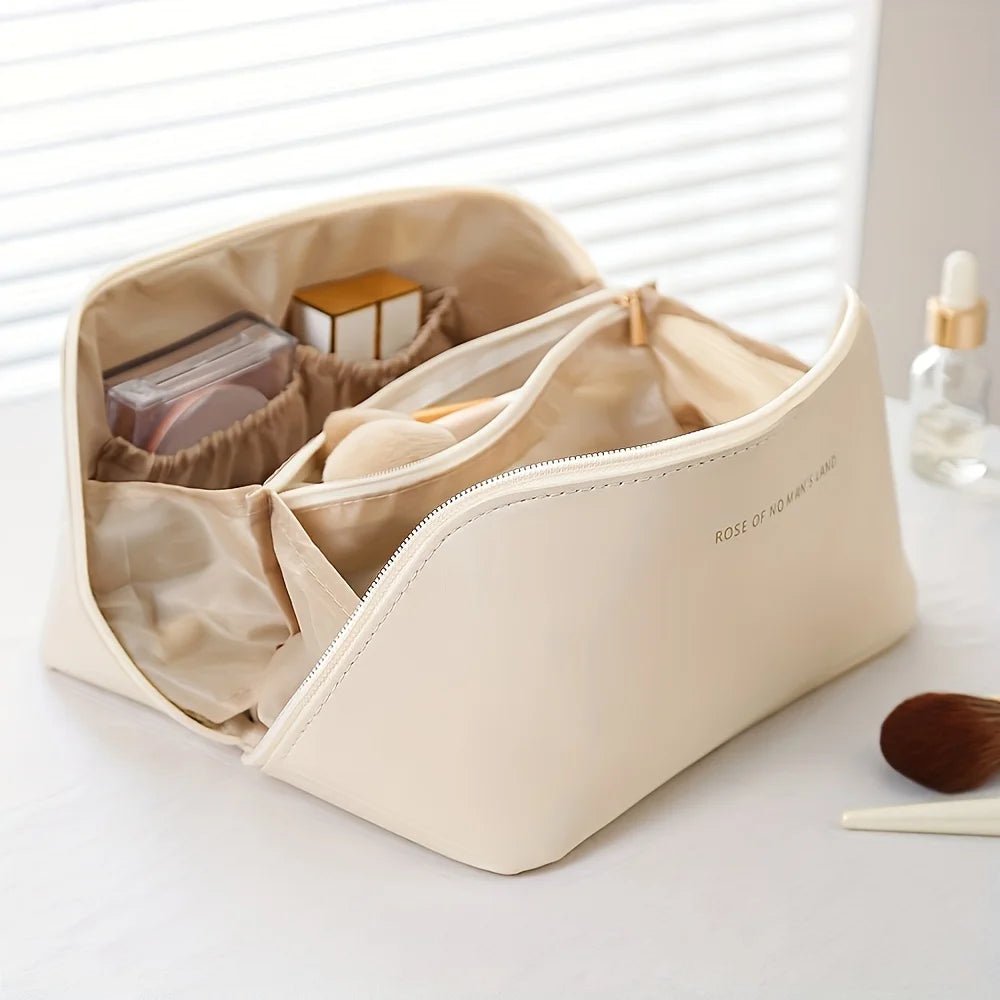 Luxury Travel Makeup Organizer Bag — Zip Cosmetic Case in 4 Colours - Mzunye