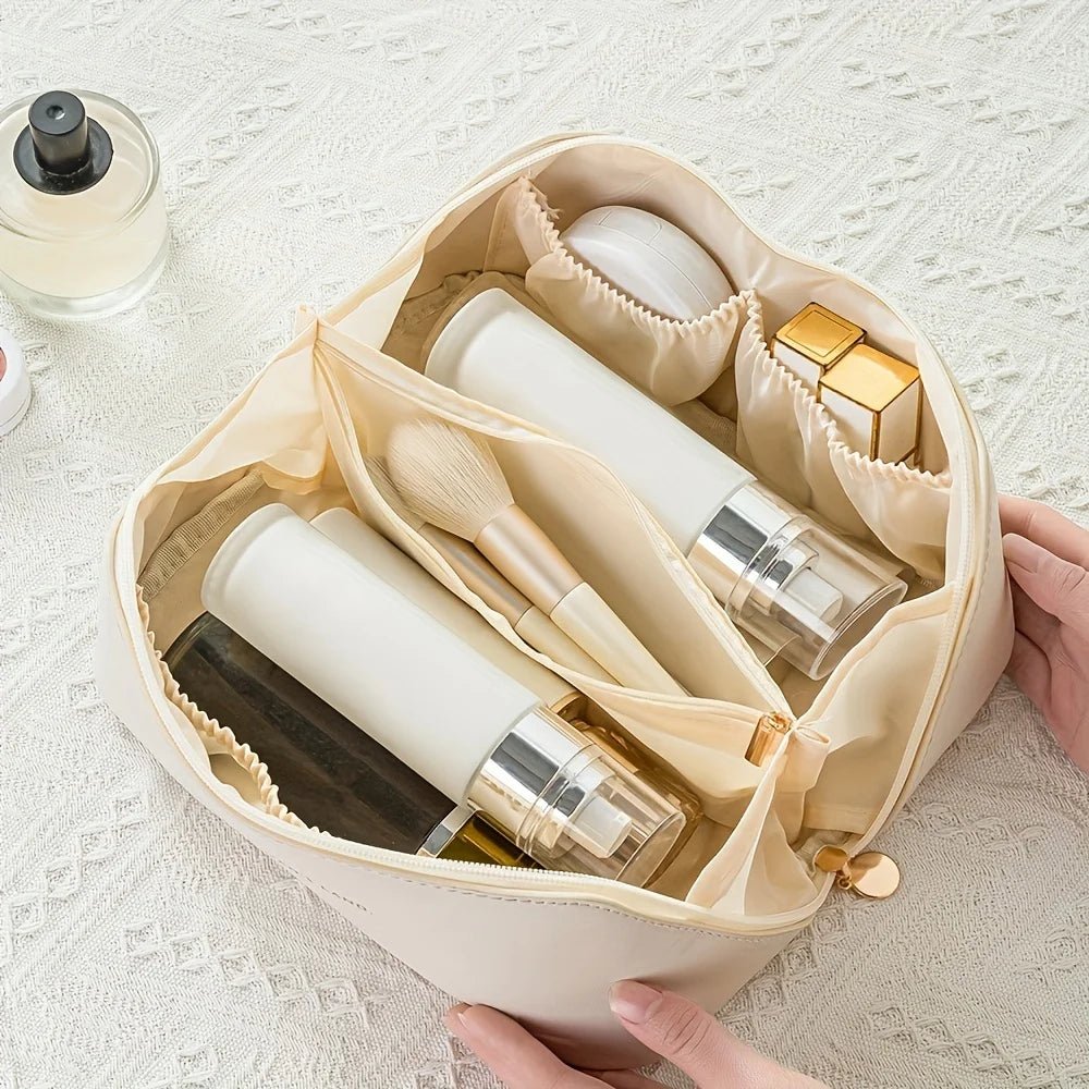 Luxury Travel Makeup Organizer Bag — Zip Cosmetic Case in 4 Colours - Mzunye