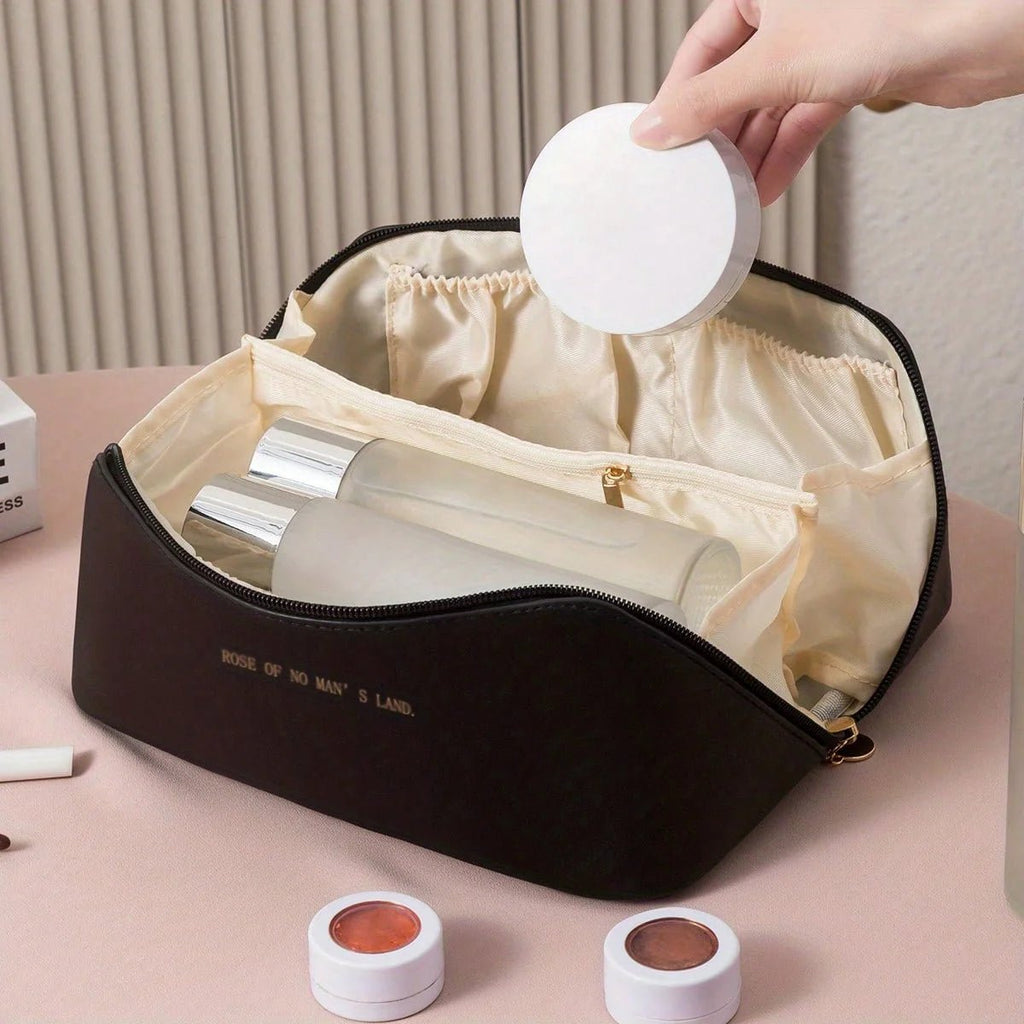 Luxury Travel Makeup Organizer Bag — Zip Cosmetic Case in 4 Colours - Mzunye