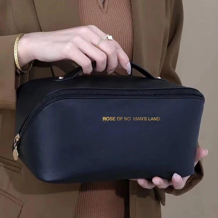 Luxury Travel Makeup Organizer Bag — Zip Cosmetic Case in 4 Colours - Mzunye