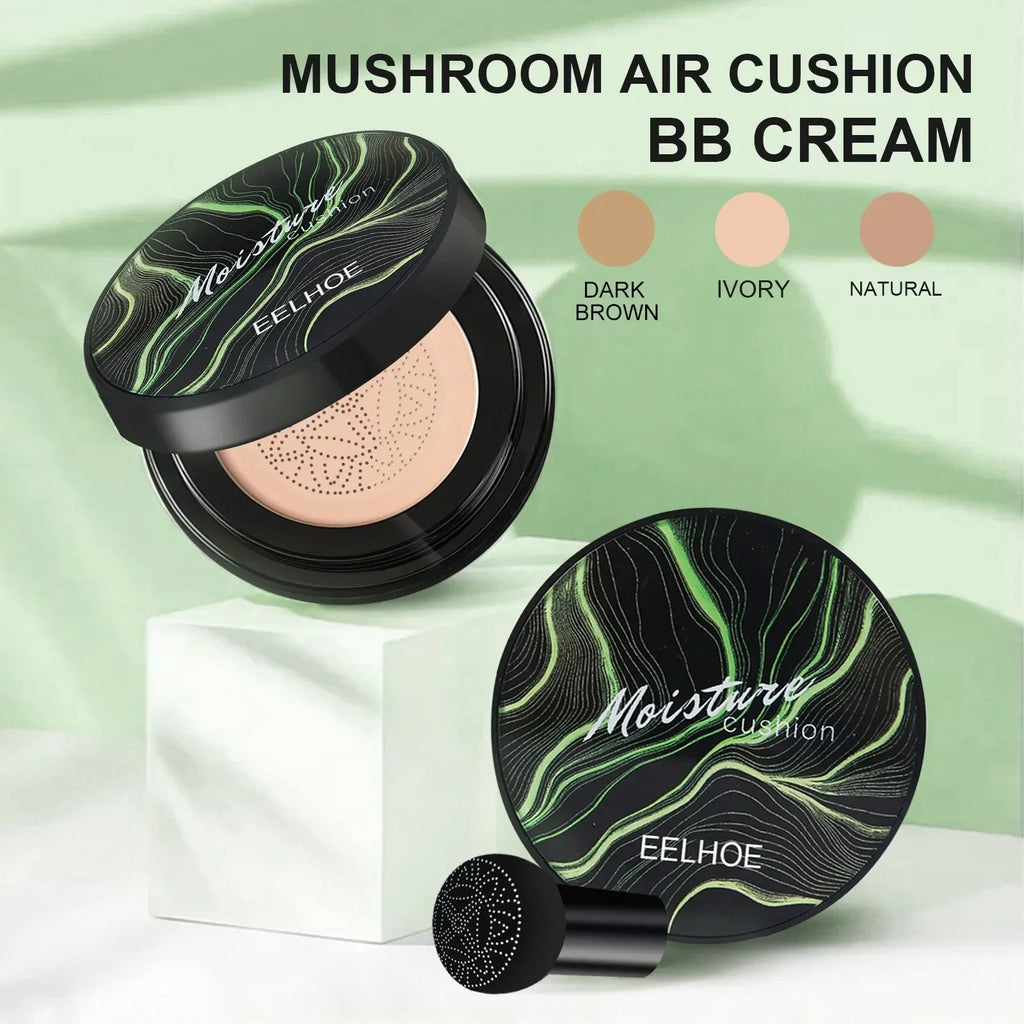 Magic Air Cushion CC Cream — Mushroom Applicator, Full Coverage & Waterproof - Mzunye