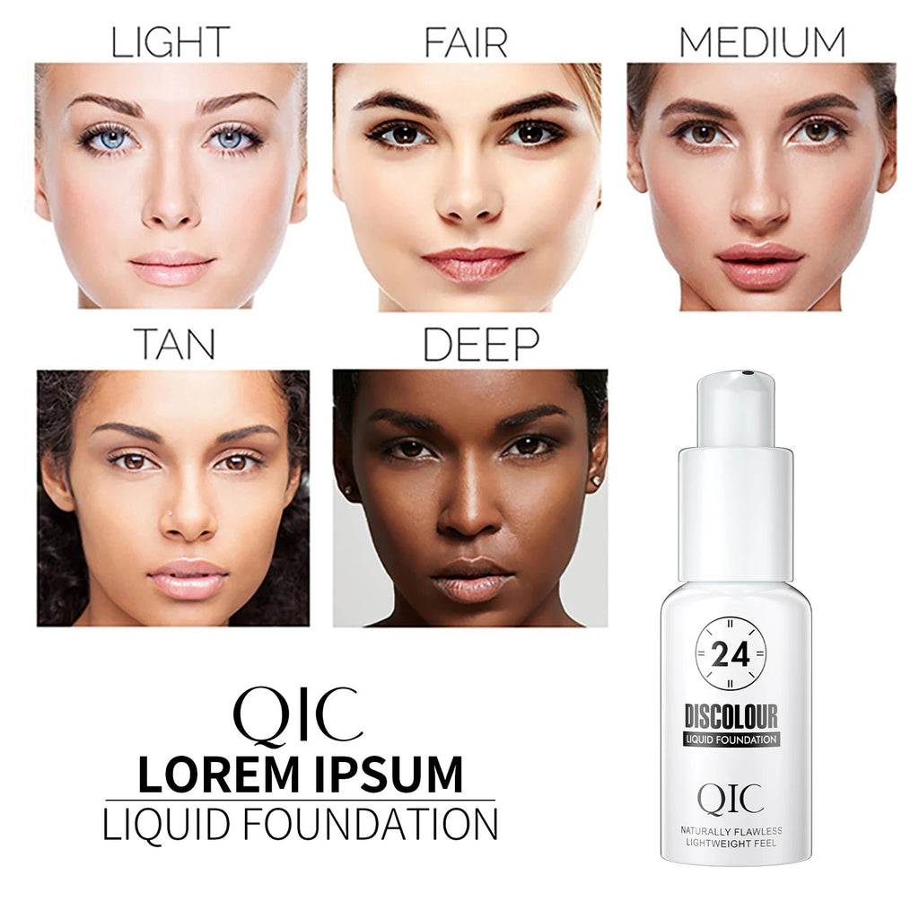 Magic Color Changing Foundation – Soft Matte Long - Lasting Hydrating Base - Mzunye