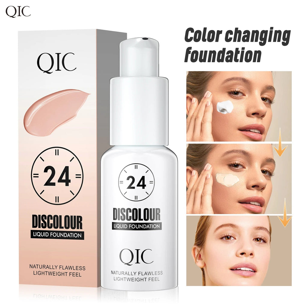 Magic Color Changing Foundation – Soft Matte Long - Lasting Hydrating Base - Mzunye