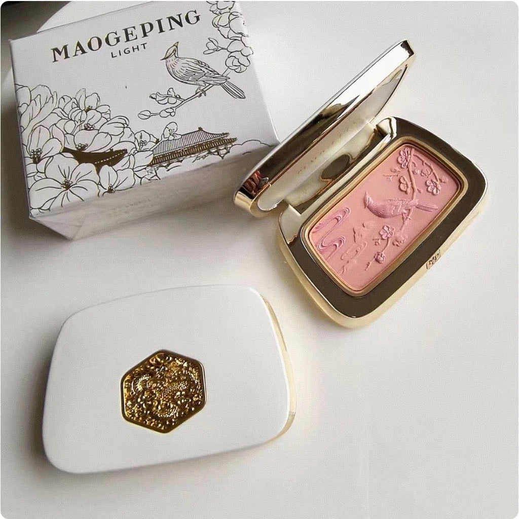 MAOGEPING Feather Light Blusher — Featherlight Rippling Natural Rosiness 4.5g - Mzunye