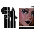 Matte Black Lipstick — Long - Lasting Waterproof Gothic Dark Lip Color for Party & Halloween Cosplay - Mzunye