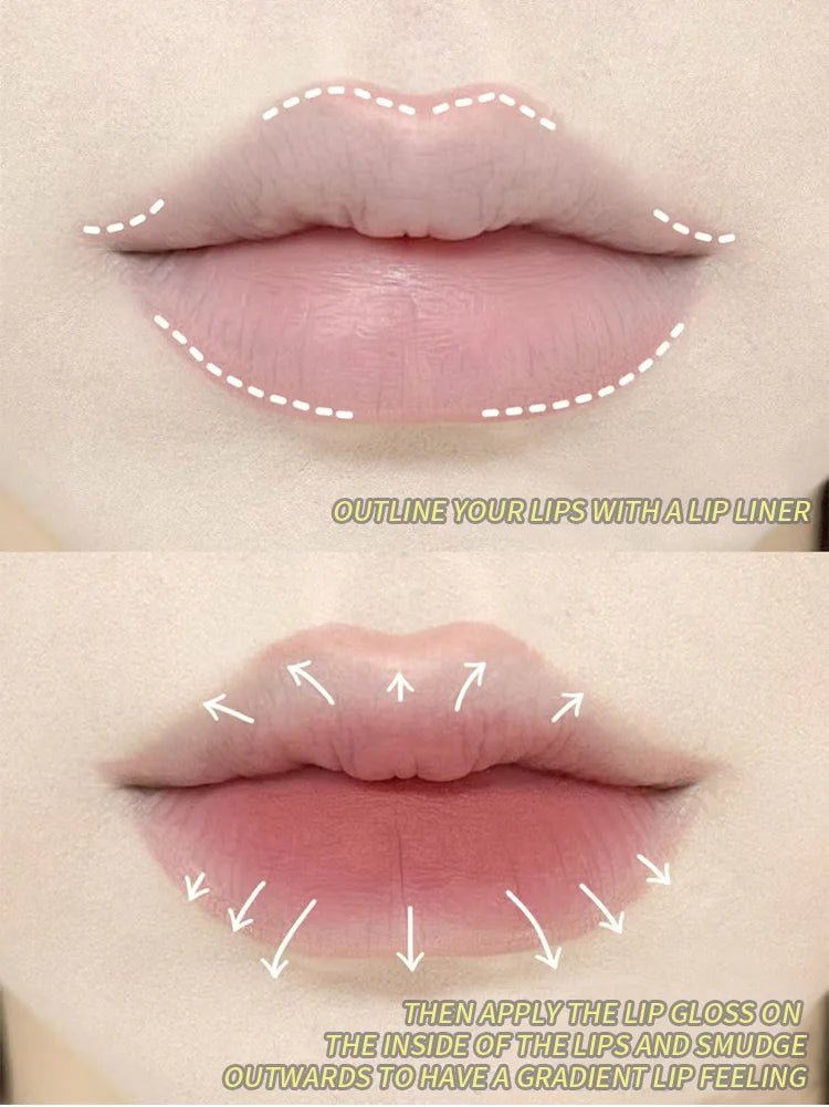 Matte Lip Liner Pen — Waterproof Long - Lasting Lip Outline Lipstick Pencil in 5 Shades - Mzunye