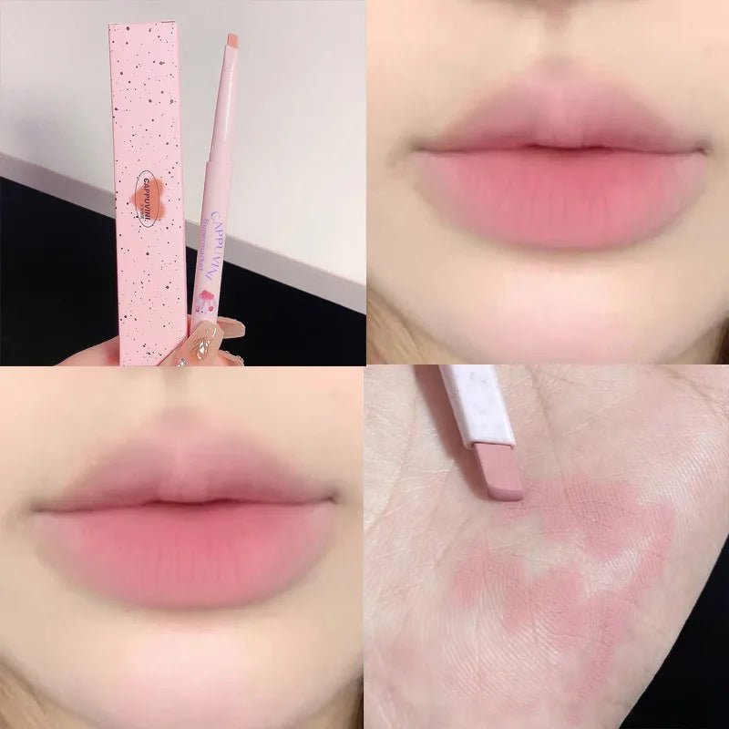 Matte Lip Liner Pen — Waterproof Long - Lasting Lip Outline Lipstick Pencil in 5 Shades - Mzunye