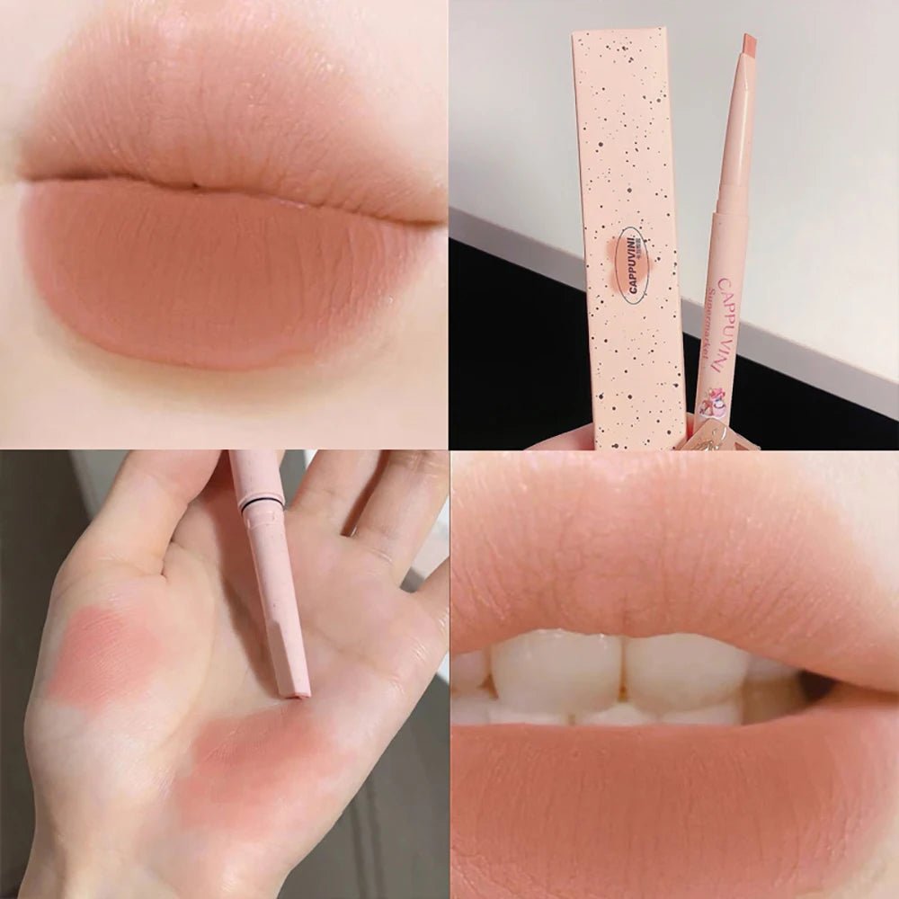 Matte Lip Liner Pen — Waterproof Long - Lasting Lip Outline Lipstick Pencil in 5 Shades - Mzunye