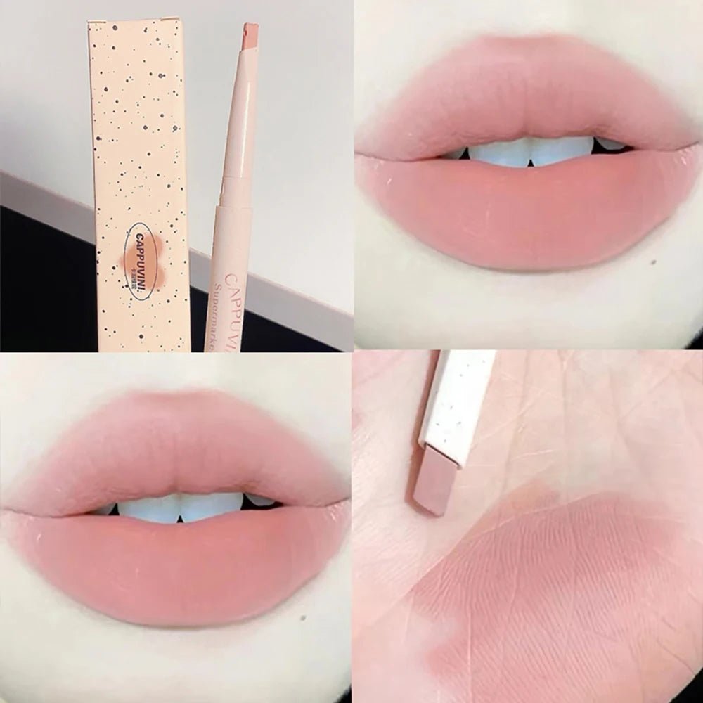 Matte Lip Liner Pen — Waterproof Long - Lasting Lip Outline Lipstick Pencil in 5 Shades - Mzunye